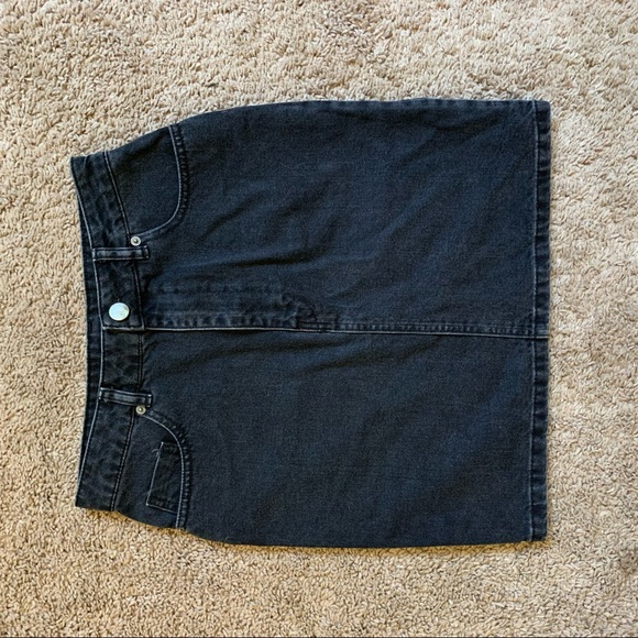 BUNDLE SALE 🍓 ASOS Black Denim Skirt 🍓 - Picture 2 of 6